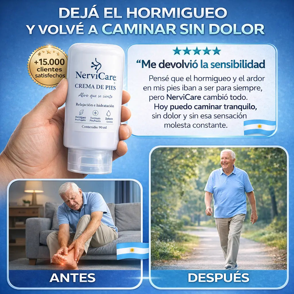 NERVICARE® – ¿Vives Con Pinchazos, Ardor y Entumecimiento? Repara Tus Nervios Y Calma el Dolor En 7 Días