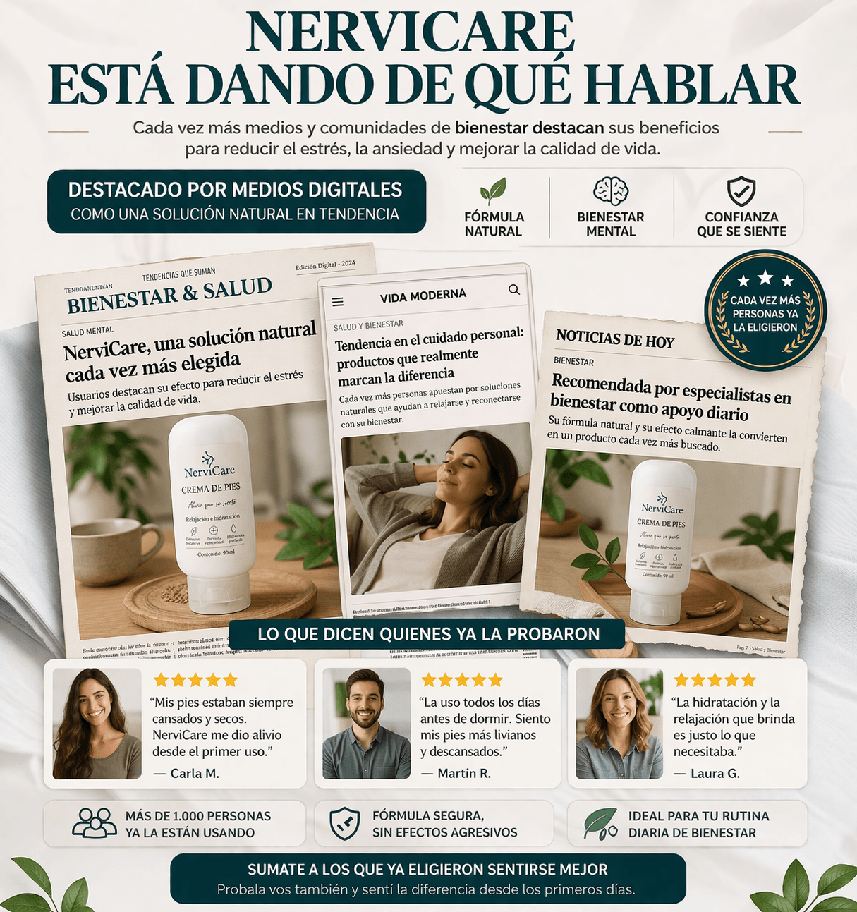 NERVICARE® – ¿Vives Con Pinchazos, Ardor y Entumecimiento? Repara Tus Nervios Y Calma el Dolor En 7 Días