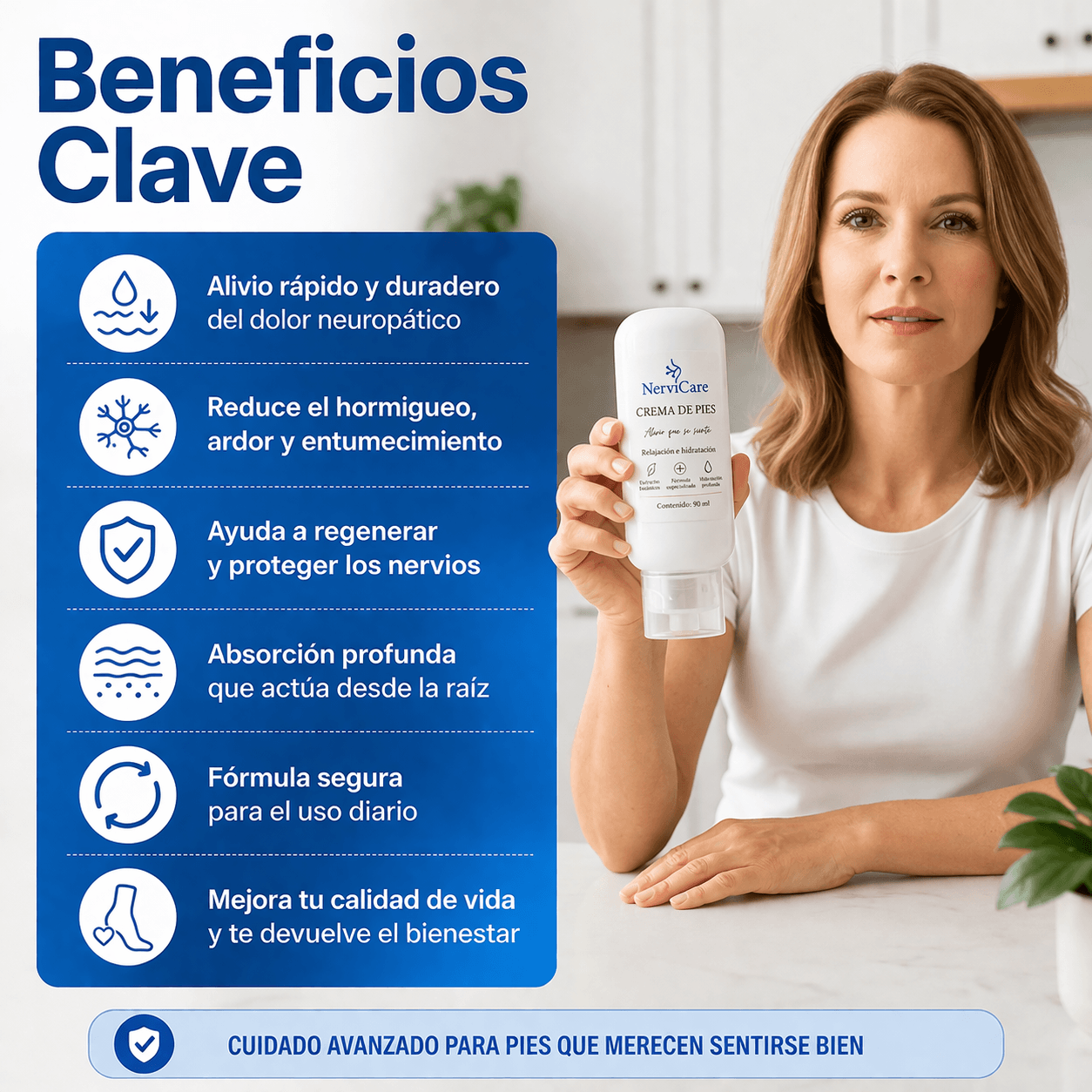 NERVICARE® – ¿Vives Con Pinchazos, Ardor y Entumecimiento? Repara Tus Nervios Y Calma el Dolor En 7 Días