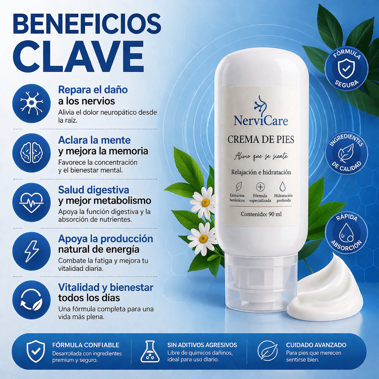 NERVICARE® – ¿Vives Con Pinchazos, Ardor y Entumecimiento? Repara Tus Nervios Y Calma el Dolor En 7 Días