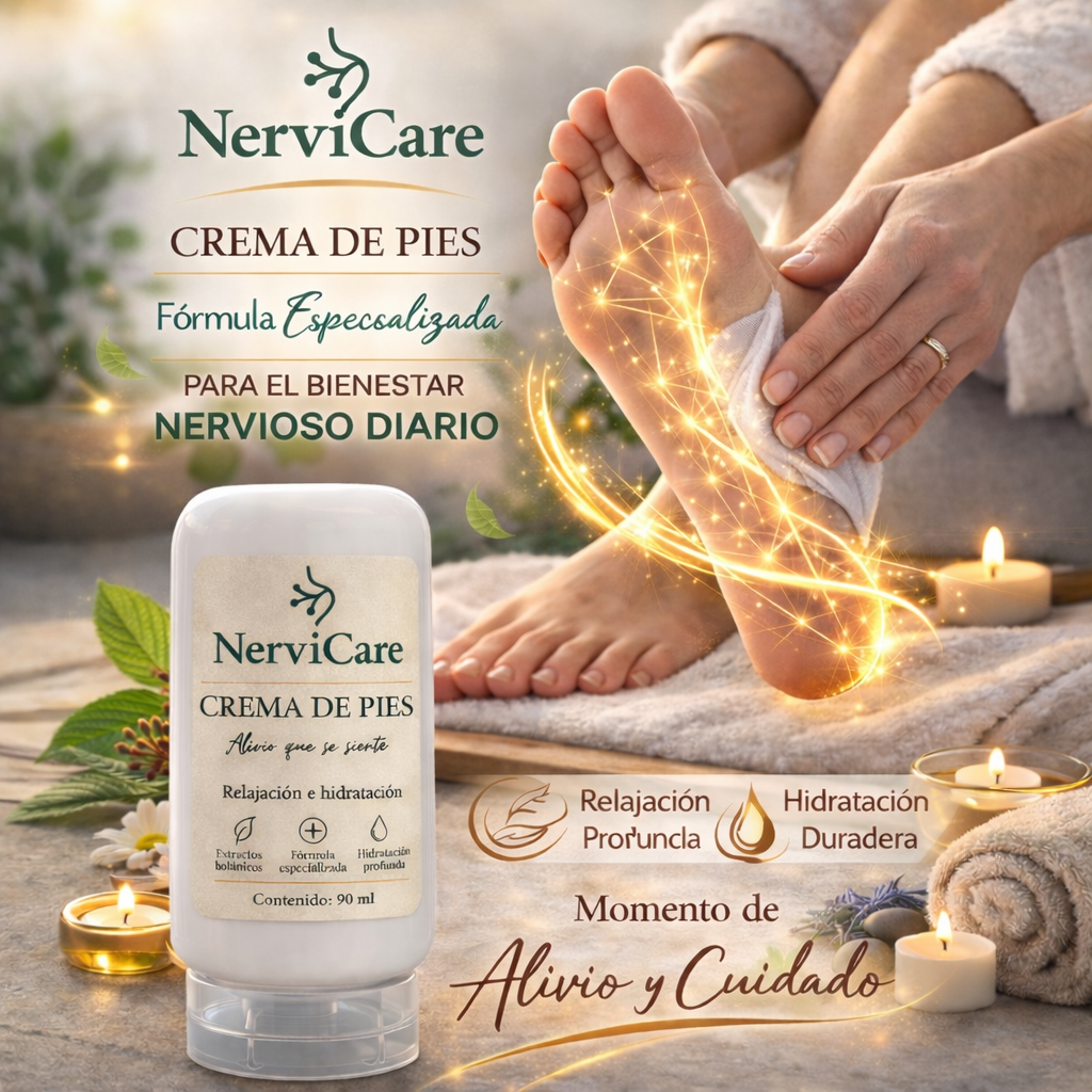 CREMA DE PIES NerviCare, alivio que se siente.
